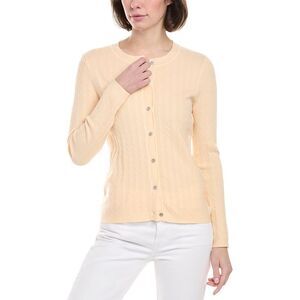 Rain + Rose Womens Cable Cardigan, Orange